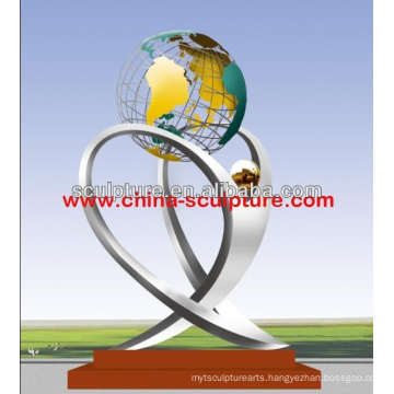 2016 New Modern Outdoor Stainless Steel Sculpture Made In China